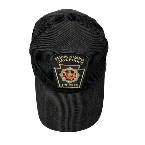 Pennsylvania State Trooper Police Officer Vintage Trucker Snapback Hat Cap Patch - Picture 2 of 9
